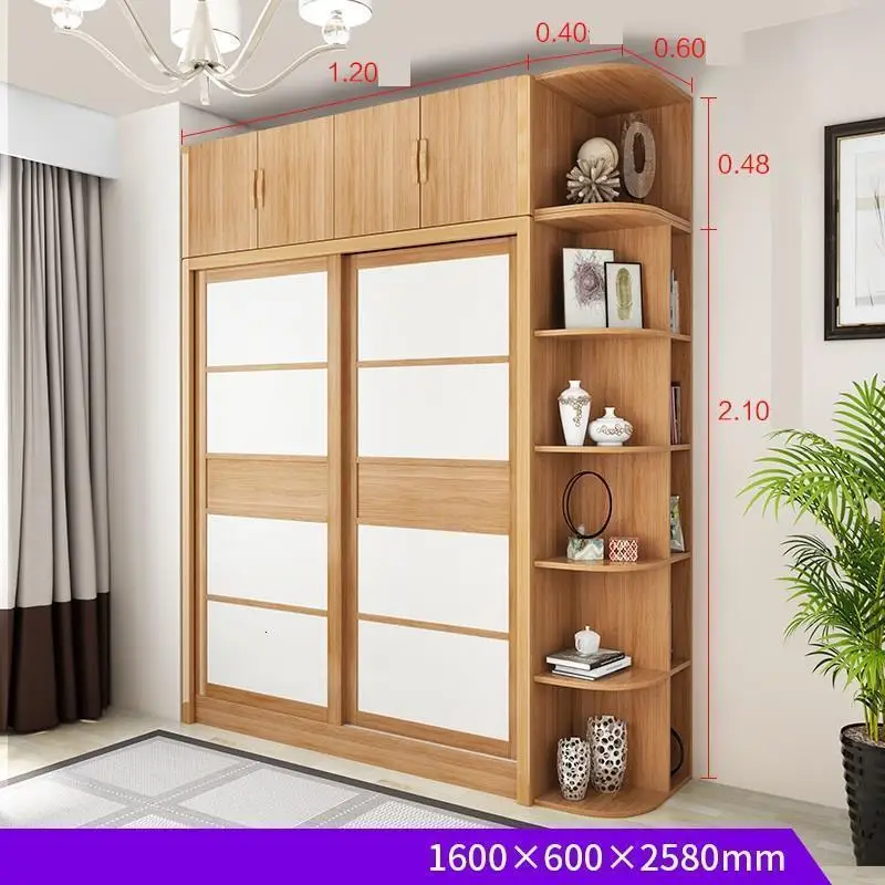 Дом Garderobe Meuble Rangement Pakaian Lemari Szafa Gardrop Mueble De Dormitorio мебель шкаф спальня гардероб - Цвет: Number 17