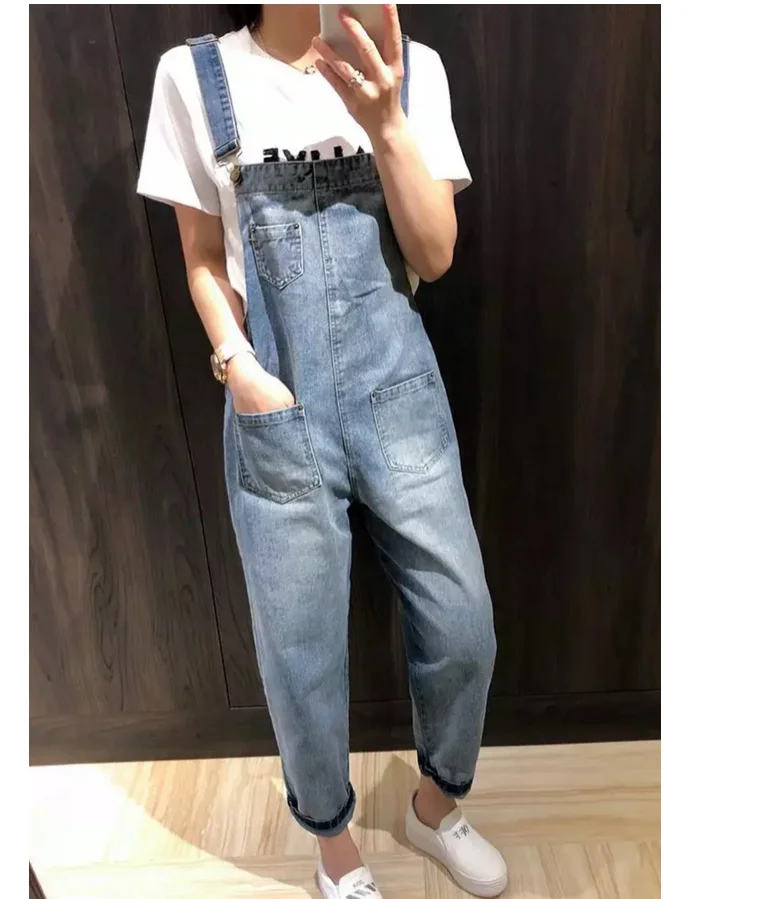 Женские джинсы на бретельках, тонкие, тянущиеся, с нижней частью, ковбойские монстры, прекрасные, девять частей, женские штаны-шаровары, узкие, прямые, прямые, тонкие джинсы