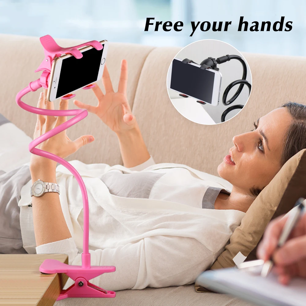 Mobile Phone Holder Flexible Adjustable Cellphone Holder Support Telephone Home Bed Desktop Mount Bracket Smartphone Stand mobile stand for table