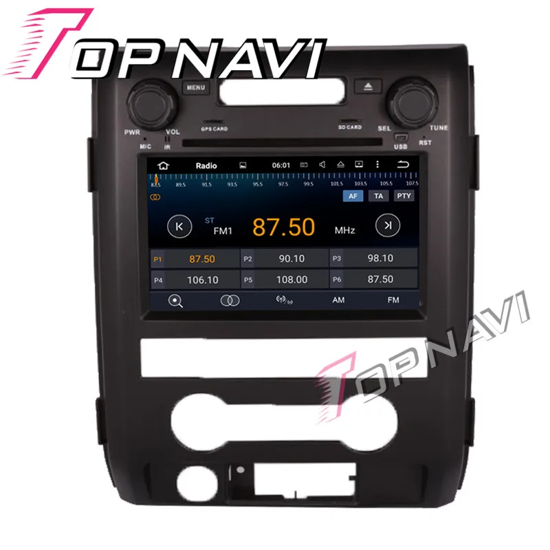 8 дюймов Android 9,0 автомобильный gps-навигатор для Ford F150 2009- стерео Авто Радио разделенный автомобильный DVD мультимедиа аудио плеер 2 Din