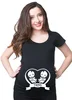 2021 Funny Maternity T-shirt Cute Comfortable Pregnancy T-shirt Twins Pregnancy T-shirt Summer Short Sleeve Tee Shirts Drop Ship 5