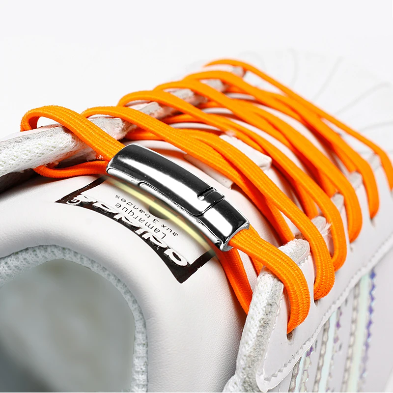 Elastische Schoenveter Magnetische Mode Handig Metalen Slot Lui Schoenveter  Outdoor Sportschoenen Snelle Vlakke Bodem Zonder Veters 1 Paar - AliExpress  Schoenen