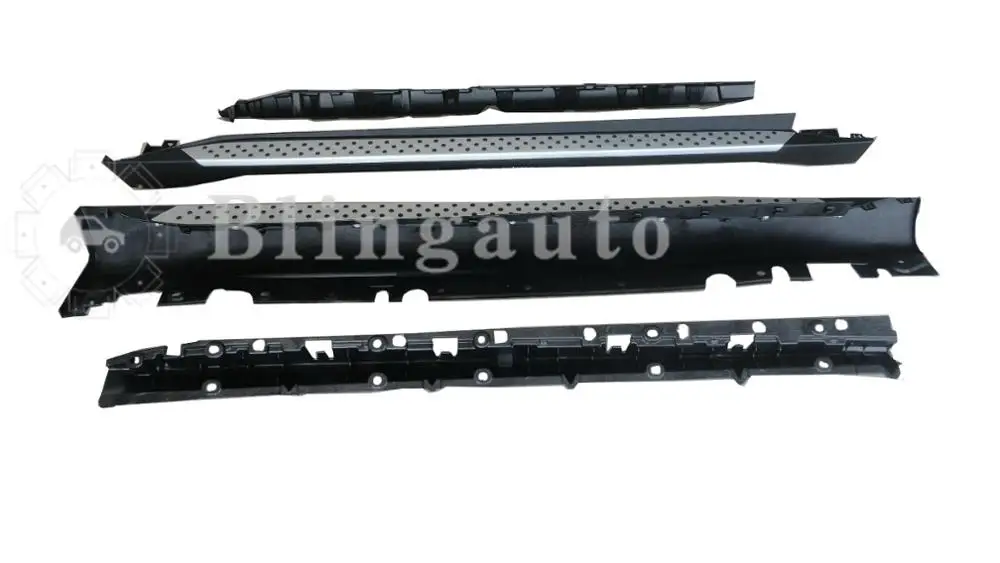 Подходит для B. MW X6 E71 2009- 2 шт. Левая Правая алюминиевая Беговая доска боковой шаг nerf бар Автомобильная педаль защита лестницы