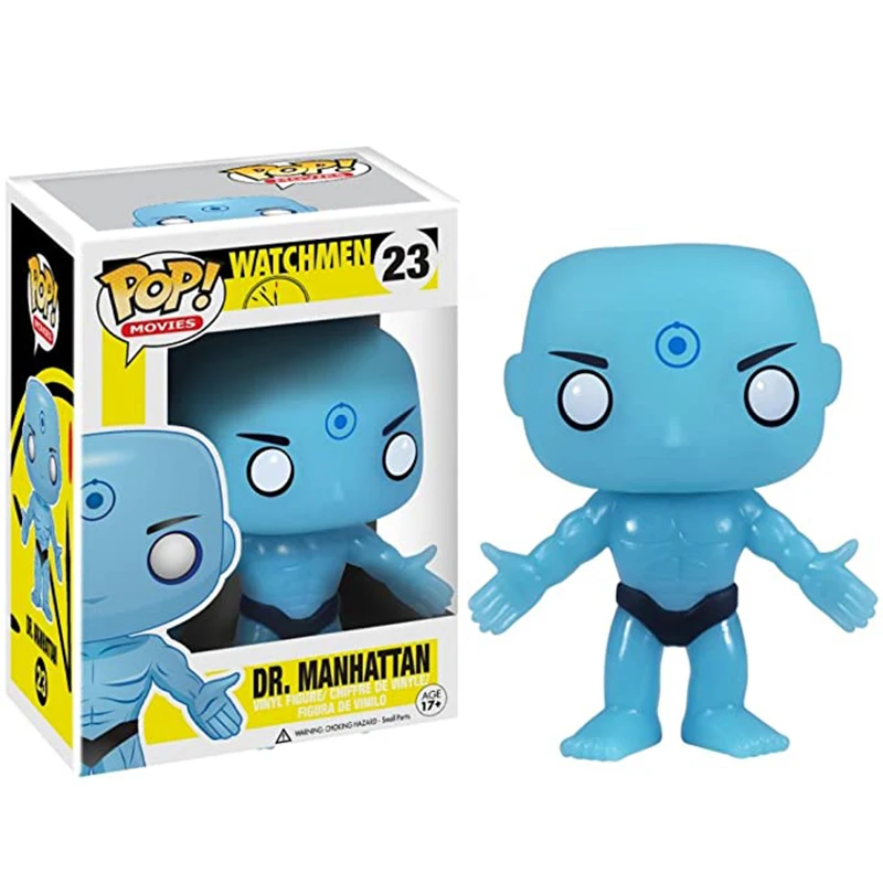 

Funko Pop Doctor Manhattan Superman Watchmen 10cm Vinyl dolls 23# Action Figures Collection Model Toys for Party Gifts