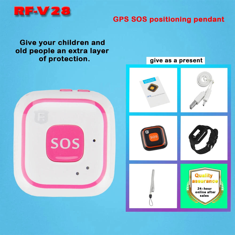 RF-V28 два способа вызова Осенняя Сигнализация дети gps устройство для слежения за ребенком мини-локатор персональное устройство слежения в реальном времени с часами браслет