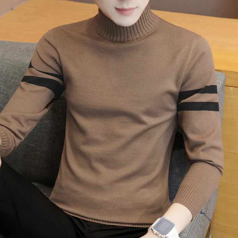 

New Half-high-collar Fashion Comfortable Casual Sweaters Knitted Sweaters in Autumn and Winter