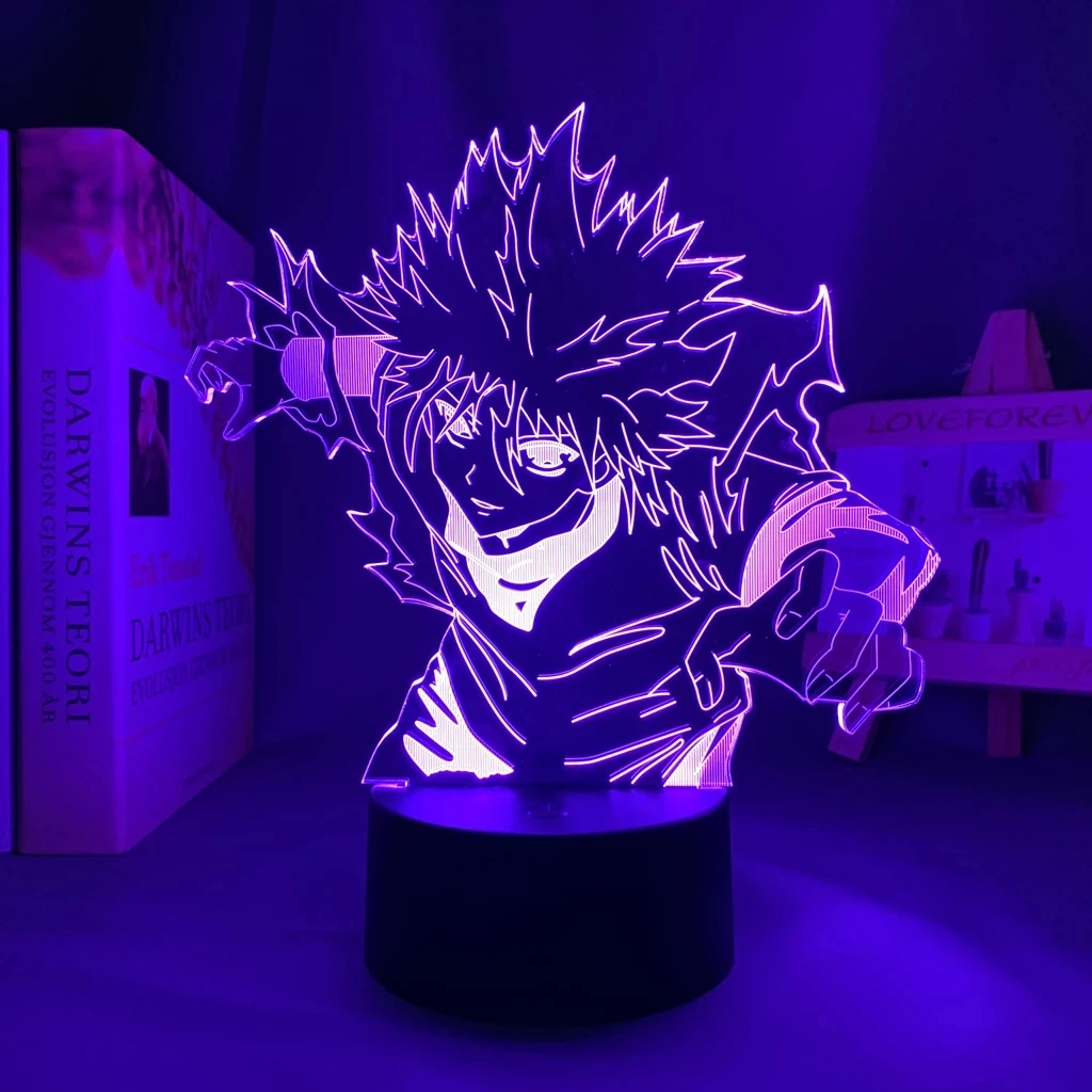 Ночник Hunter X Killua 3d светодиодный для спальни Декор подарок на день рождения