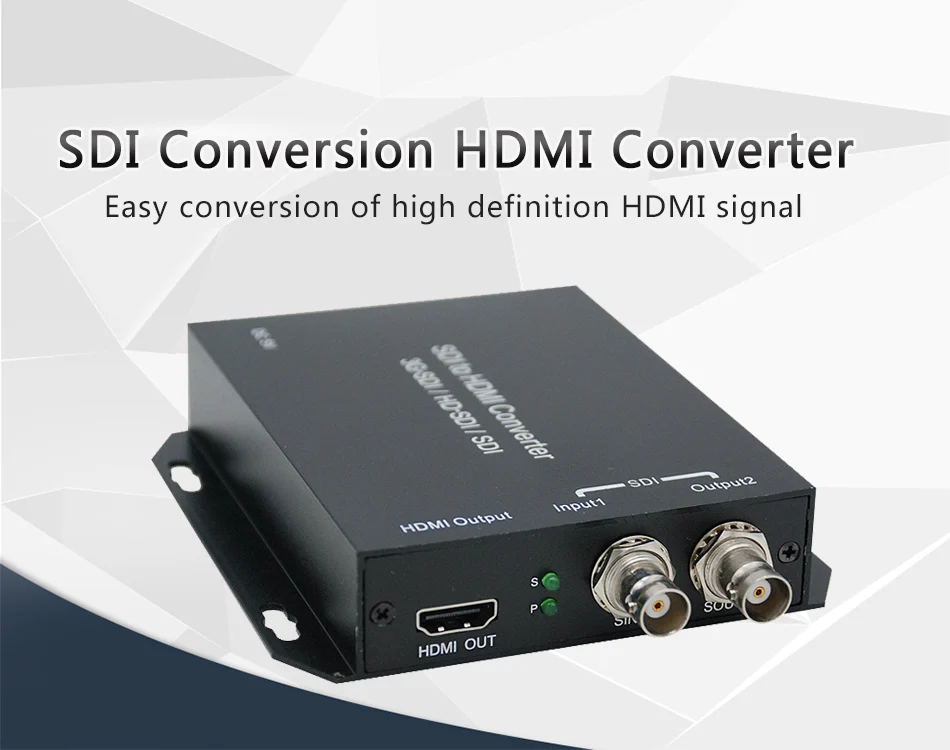 Kunuomagic 3g HD SD SDI в HDMI конвертер с SDI loop-out конвертер