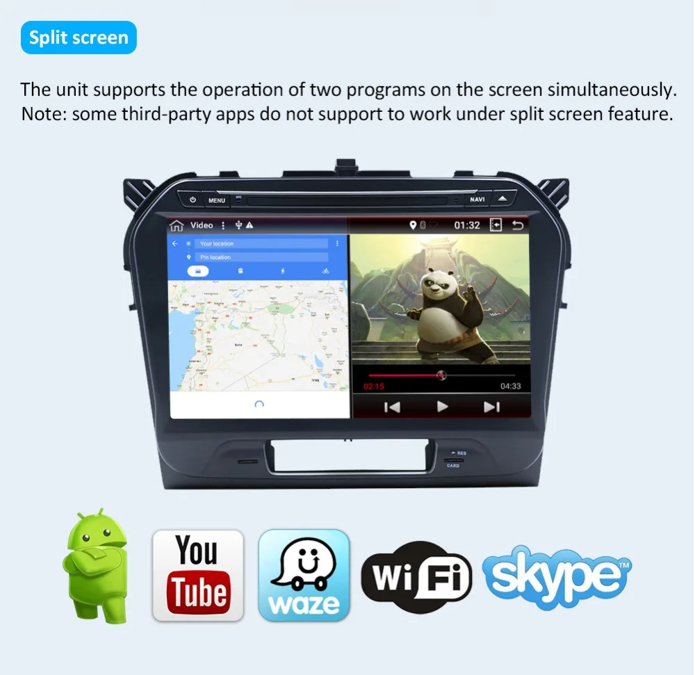 Cheap Bosion 2G+32G Android 9.0 Car DVD Player For Suzuki Vitara Radio Bluetooth 3/4G WiFi SWC 2 din car radio GPS Navigation System 17