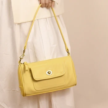 

NEW Fashion Women Shoulder bags PU Leather Underarm Bags For Female 2020 Design Luxury Pillow Shape Bag Travel Handbag Purse