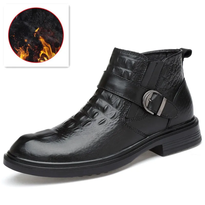 9911-2-black-fur Обувь; мужские роскошные модельные туфли; мужские туфли с высоким берцем; черные офисные туфли из натуральной кожи; мужские деловые туфли; роскошные свадебные туфли - Цвет: 9911-2-black-fur