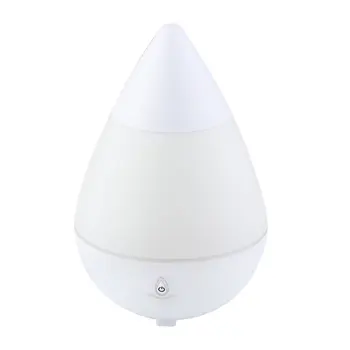 

Waterdrop Shape USB Charge Ultrasonic Air Purifier Aroma Diffuser Multi Use Mist Humidifier With Bluetooth Speaker 16 Color LED