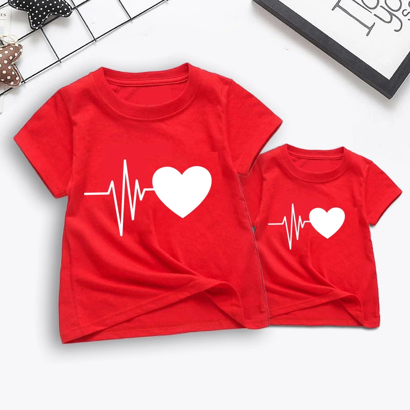 Camiseta juego para madre e hija, ropa de moda Familia, Camiseta estampado para mamá, ropa para niñas pequeñas|Trajes de familia| - AliExpress