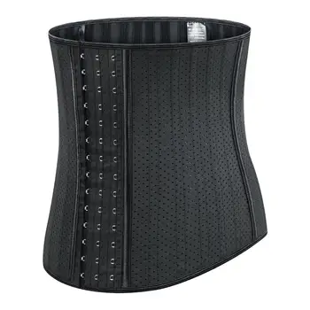 

6XL Black Waist Corset Trainer Sauna Sweat Sport Girdle Cintas Modeladora Women Weight Loss Lumbar Shaper Workout Trimmer Belt
