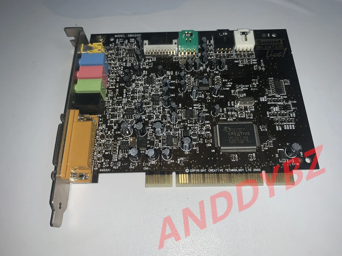 

Used 00R533 FOR Dell Sb0200 Dimension 4550 Creative Labs Blaster Sound Card 100% TEST OK