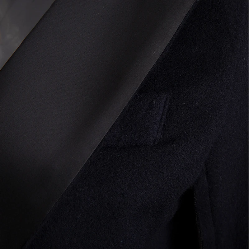 AIMENUNU, свободный крой, вязанная Асимметричная повязка, куртка, новинка, с отворотом, длинный рукав, Женское пальто, мода, Осень-зима