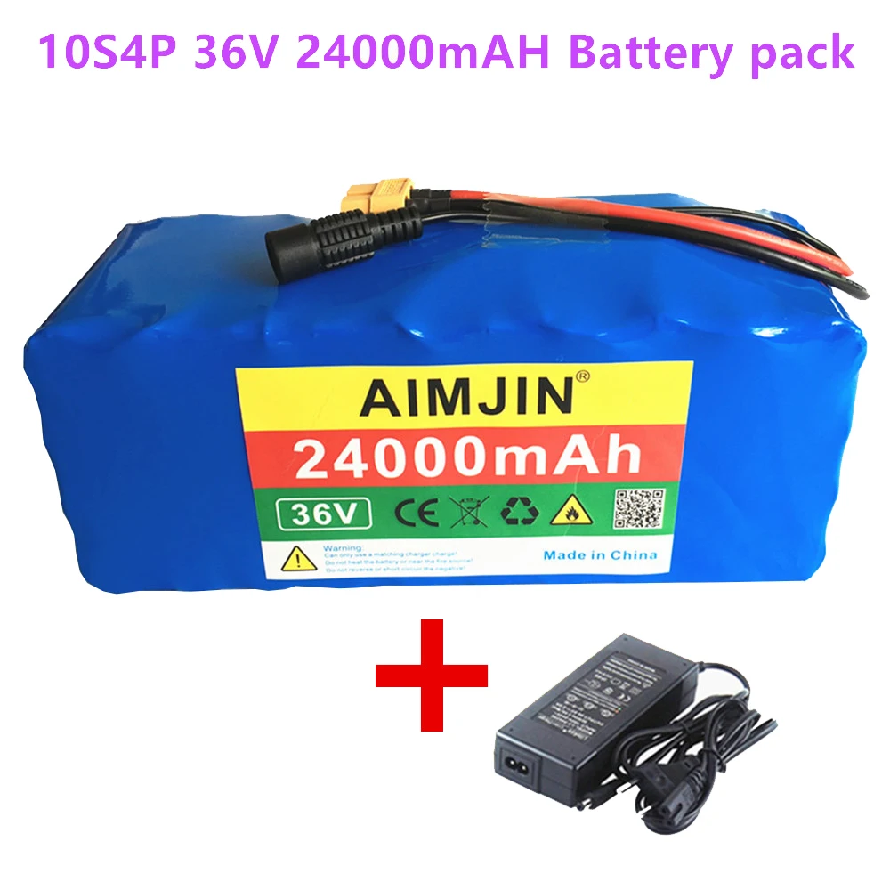 

36V 24000mAh Battery Pack 10S4P Battery 500W High Power 36V 24A Battery Pack