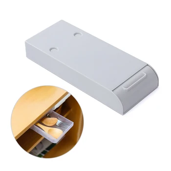 

School Supplies Drawer Style Storage Box Student Desktop Pencil Stationery Storage Tray Self-Adhesive Storage Organizer