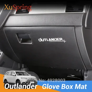 

Car Glove Box Anti-kick Mat First Officer Co-pilot Stickers Pad Cover Cushion Styling for Mitsubishi Outlander 2013-2019