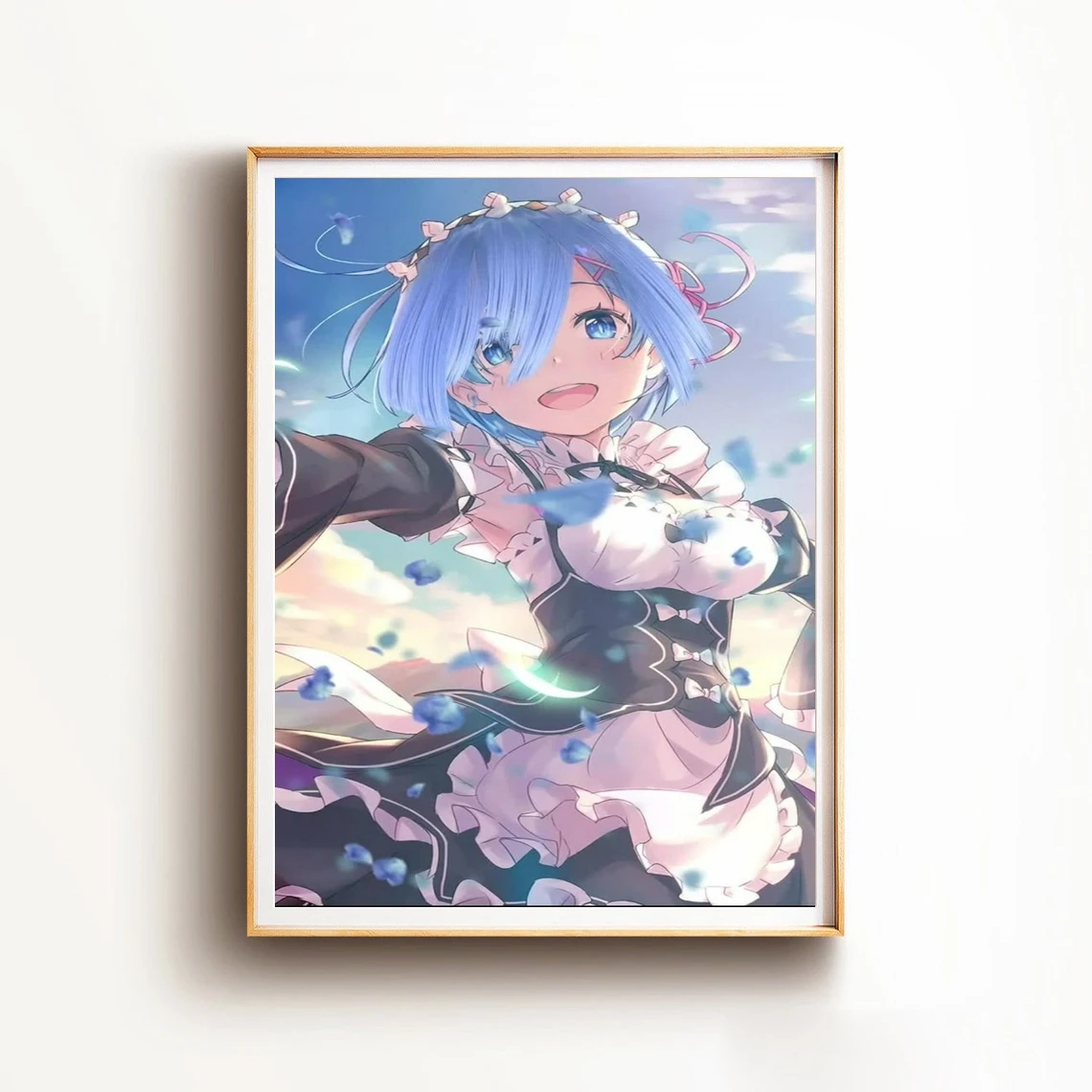 Re:Zero Poster Japanese Anime Cartoon Tv Series Poster, Zero-based Life In  Another World, Anime Maid Ram and Rem Girl Cute sexy - AliExpress Home &  Garden