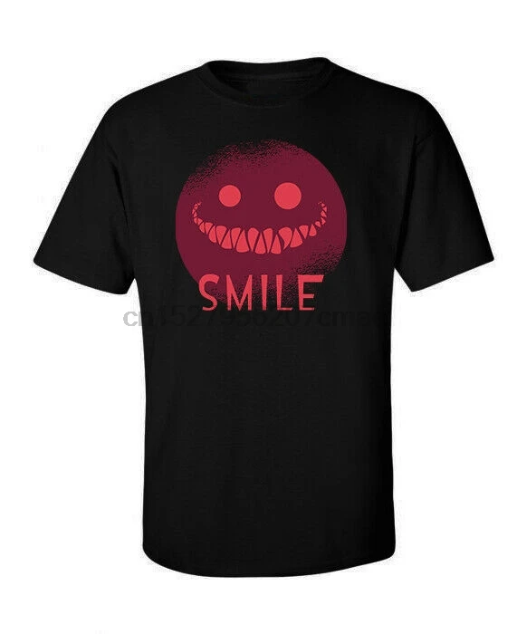 

Red Smile Scary Halloween Tees Graphic Funny Generic Novelty Unisex T-Shirt