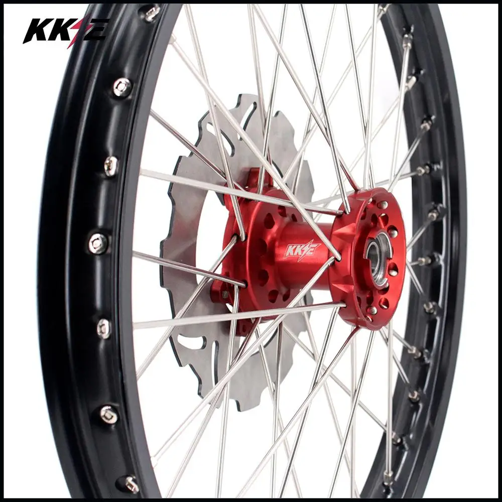 KKE 21/18 обод мотоцикла полный эндуро колеса Набор для HONDA XR650R 2000-2008 задние 240 мм тормозные ободки дисков