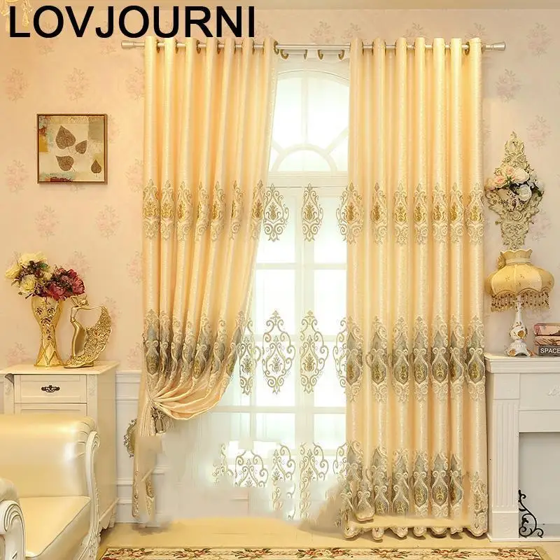 Прозрачные плотные кухня Rideaux ле салон тенд в отель Soggiorno класса люкс De Luxo Para Sala для гостиной комнатные занавески шторы