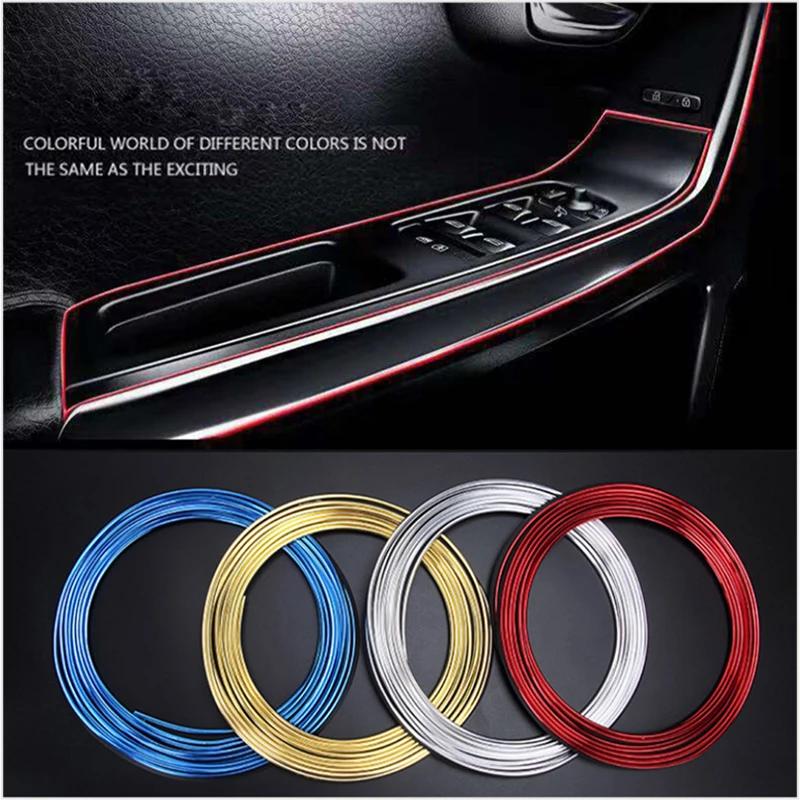 Auto Decorazione Della Porta Di Controllo Centrale Del Cruscotto Striscia Per Ford Focus 2 1 Fiesta Mondeo 4 3 Transit Fusion Ranger Mustang Ka S-Max