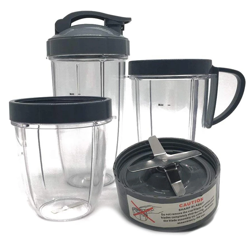 

Cup and Blade Set for Nutri Replacement High-Speed Blender Mixer System for Replacement Parts and Accessories with NutriBullet