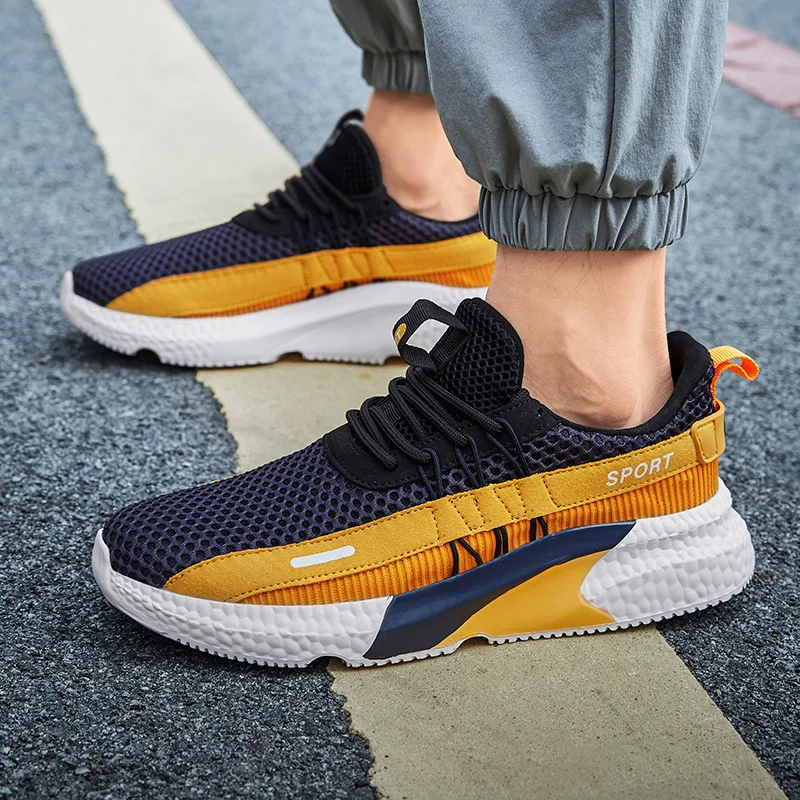 Men Fashion Casual Shoes 2020 Trend Mens Mesh Breathable