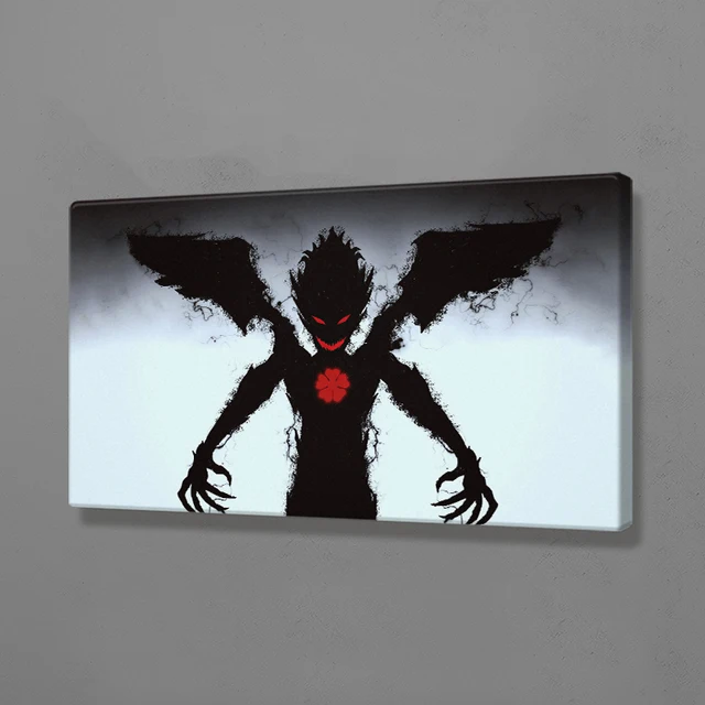 Black Asta Devil Anti Magic Black Clover Anime Poster Canvas Wall Art Decoration Prints Dorm Living Room Bedroom Decor Painting Painting Calligraphy Aliexpress