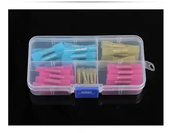 

40pcs/set waterproof terminal heat shrinkable tube connection wiring Thermal shrinkable waterproof intermediate pipe combination