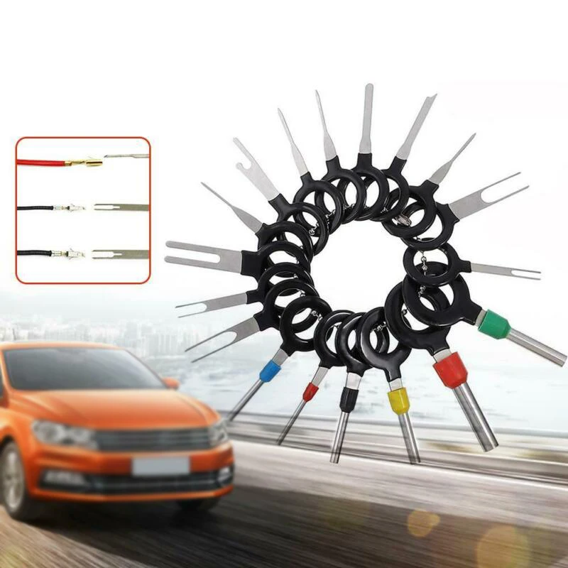 

41PCS Car Plug Terminal Removal Tool Pin Needle Retractor Pick Electrical Wire Puller Hand Tools Kit