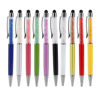 

Stylus Pens,10 Pcs 5.0 Inches 2 in 1 Crystal Stylus and Ballpoint Pen for iPhone, iPad, Kindle Fire All Capacitive Contact Scree