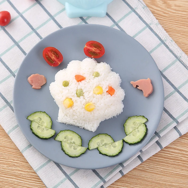 

Sushi Balls Maker Mold with Spoon Rice Ball Rice Molds Vegetables Meat DIY Making Cooking Cooking Tools Utensil Set Rice Mold