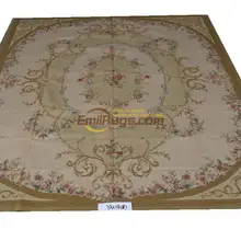 handmade aubusson carpet living room 244CMX305CM 8 'X 10' YM14gc156aubyg6