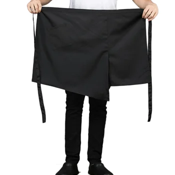 

Hot Sale 1pcs Beautiful Women Men Cooking Kitchen Apron Solid For Chef Waiter Cafe Shop Hairdresser Aprons Gift