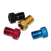 Цветной алюминиевый сплав велосипедный клапан конвертер Law рот повернуть Америка рот разъем для верховой езды оборудование аксессуары