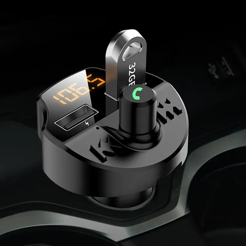 5,0 автомобильный FM MP3-плеер светодиодный Bluetooth отключение памяти 3.1A двойной зарядное устройство USB для 12-24 В Автомобильная поддержка шумоподавление TF карта