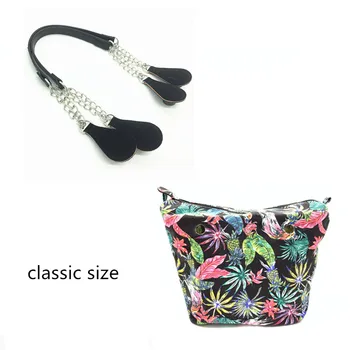 

red and black set canvas bag for obag bag