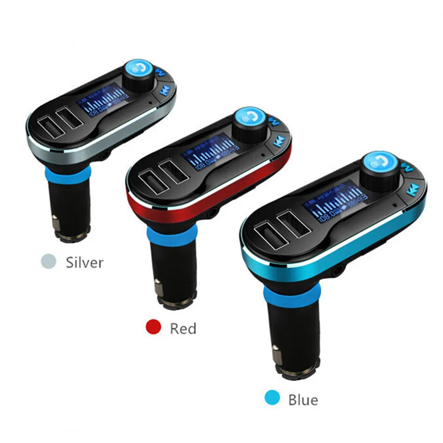 Популярный автомобильный fm-передатчик беспроводной автомобильный Bluetooth музыкальный громкой связи беспроводной MP3-плеер автомобильный комплект тусклый порт USB зарядное устройство SD lcd