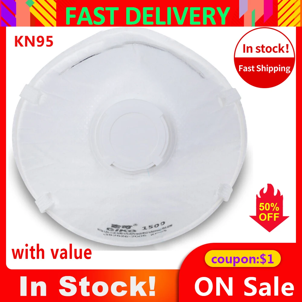 

KN95 Mask Mascarillas KN95 Respirator Mask Disposable Face Masks Breathable Protective Mask Safety Mouth Masks 95% Filtration
