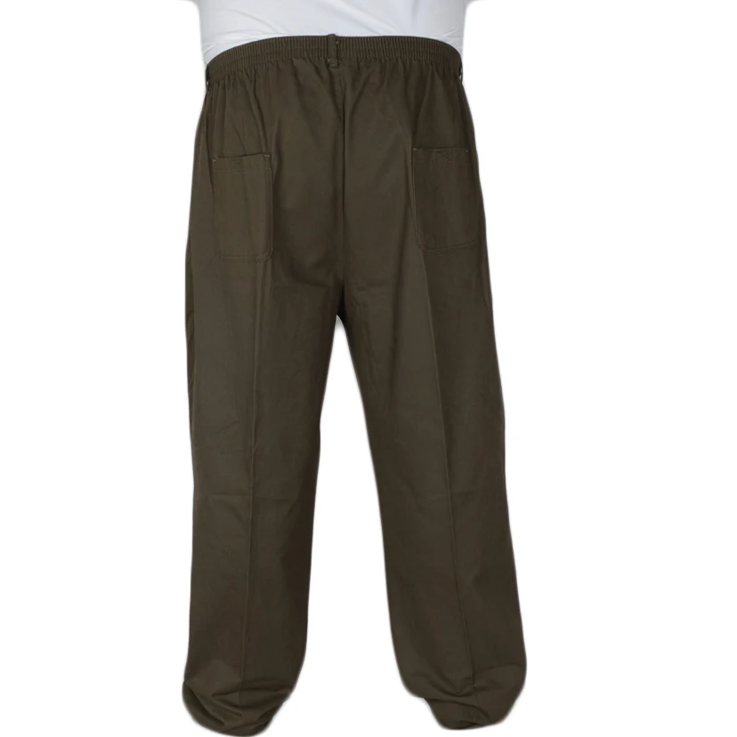 6XL 7XL 8XL летние мужские повседневные брюки с эластичной резинкой на талии большие размеры 9XL 10XL Негабаритные Эластичные Брюки, расцветка черная и хаки 56 прямые брюки
