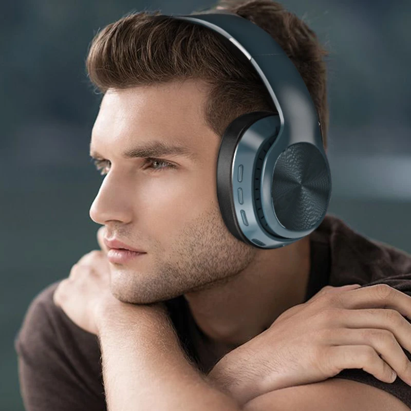 HiFi беспроводные наушники Bluetooth-совместимы со складными наушниками стерео