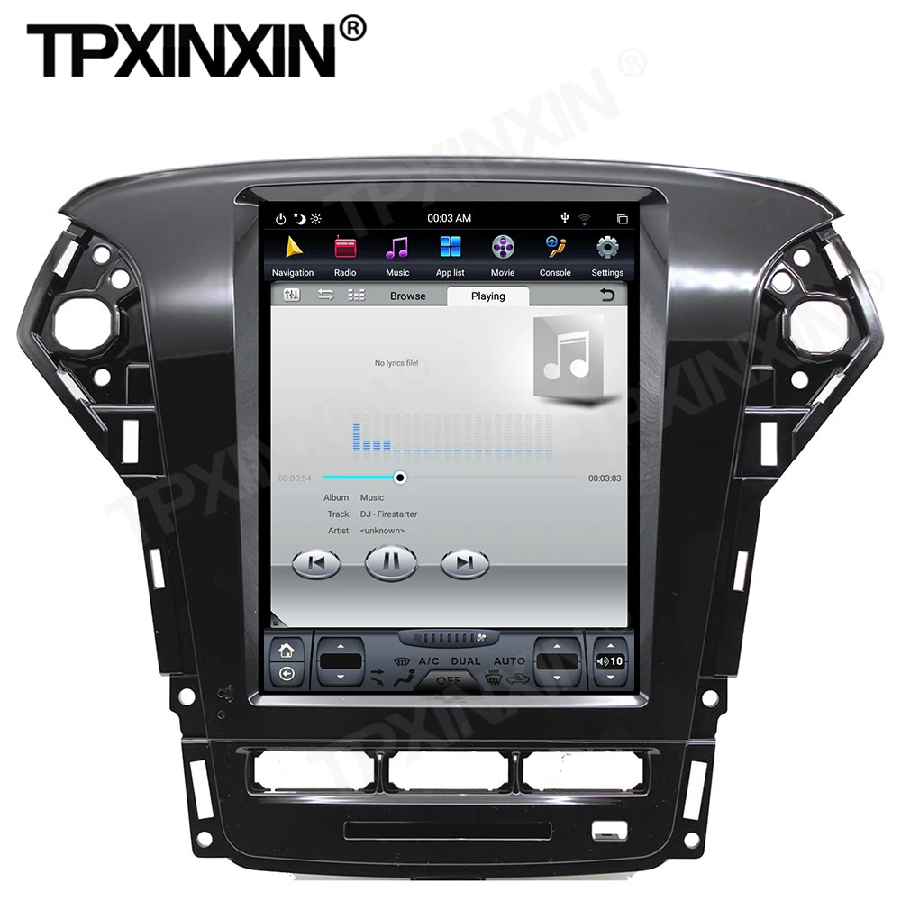 128G Tesla Screen DSP Carplay Android Car Radio 2 Din Stereo Receiver For Ford Mondeo MK4 2011 2012 2013 GPS Recorder Audio Unit