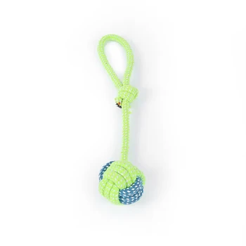

3/7pcs Outdoor Traning Fun Playing Green Rope Ball Toy For Large Small Dog Cat Transer Pet Supply Dog Toys Dogs Chew Teeth Clean
