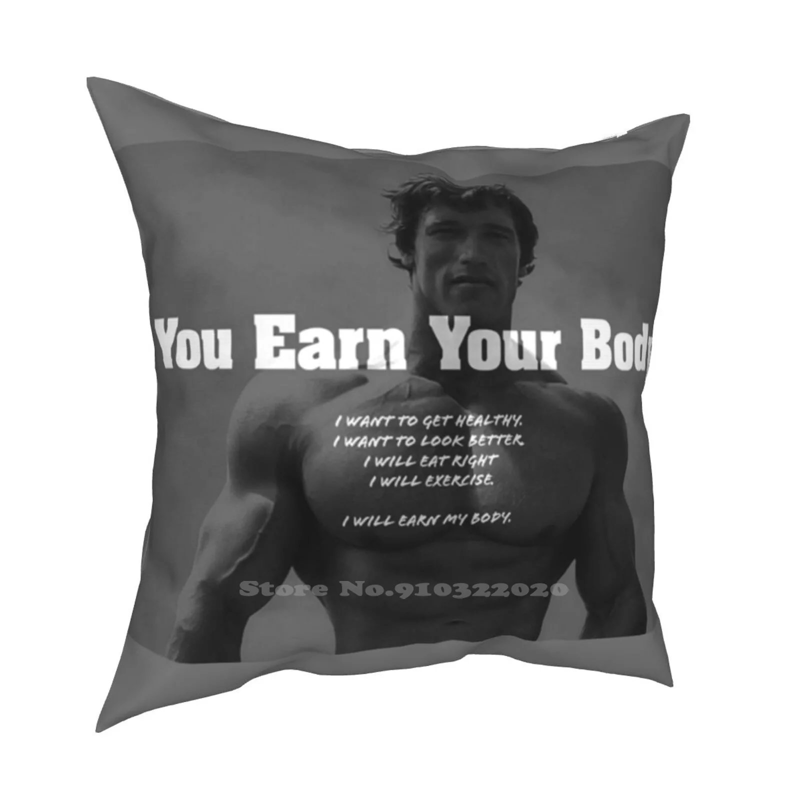 

Арнольд Шварценеггер заработал свое тело! Дом, автомобиль, диван наволочка для подушки, Покорите Арнольда Шварценеггера Арнольда