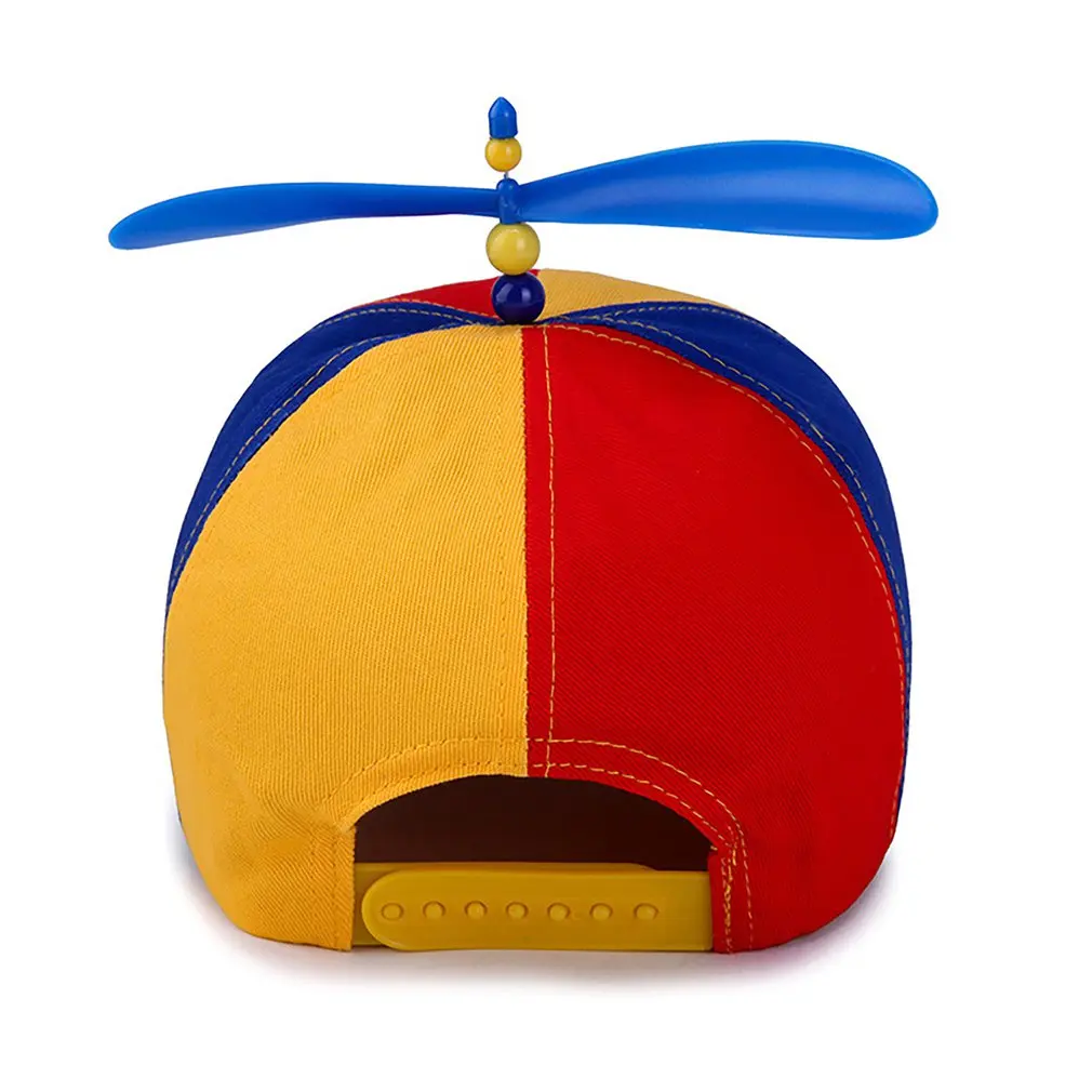 custom baby accessories Fashion Colorful Bamboo Dragonfly Patchwork baseball cap Adult Helicopter Propeller funny Adventure dad hat Snapback hat child safety seat