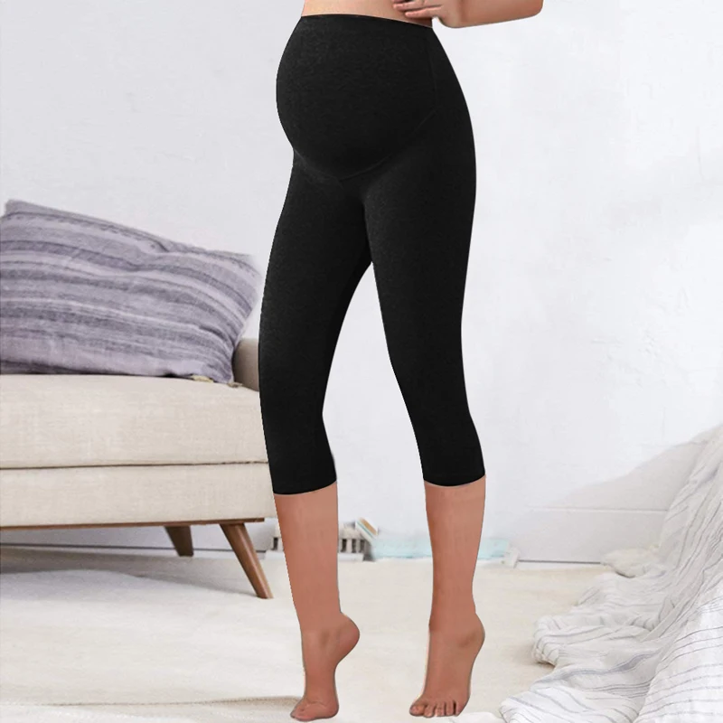 Maternity Warm Trousers For Pregnant Women Basic Stretch Crop Capris Fit Belly Leggings Pants Maternity High Waist Trousers Maternity Warm Trousers For Pregnant Women Basic Stretch Crop Capris Fit Belly Leggings Pants Maternity High Waist Trousers