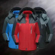 

Winter Jacket Great Stand Collar Contrast Colors Fastener Tape Outdoor Down Coat for Climbing Outdoor Down Coat Man Coat